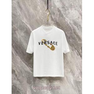 上質な素材採用 250％本物保証 新作入荷VERSACE 2026ブランドスーパーコピーTシャツ