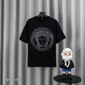 ブランド コピー 通販人気の商品 流行の最前線 防热性抜群なデザイン半袖TシャツVERSACE