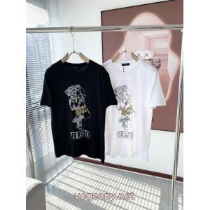即完売 機能面抜群 夏季超人気アイテムVERSACEブランド コピー s 級半袖Tシャツ