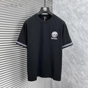 新色登場 注目新ブランド 上品上質ブランド コピー ショップ半袖TシャツVERSACE