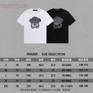 HOT セール 激安 完売必至!!  先取りヴェルサーチブランド コピー 安心半袖Tシャツ