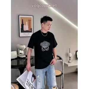 HOT セール 激安 完売必至!!  先取りヴェルサーチブランド コピー 安心半袖Tシャツ