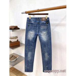お洒落上級者 暖かな着心地 HOT新作登場ブランド 通販店VERSACEジーパン