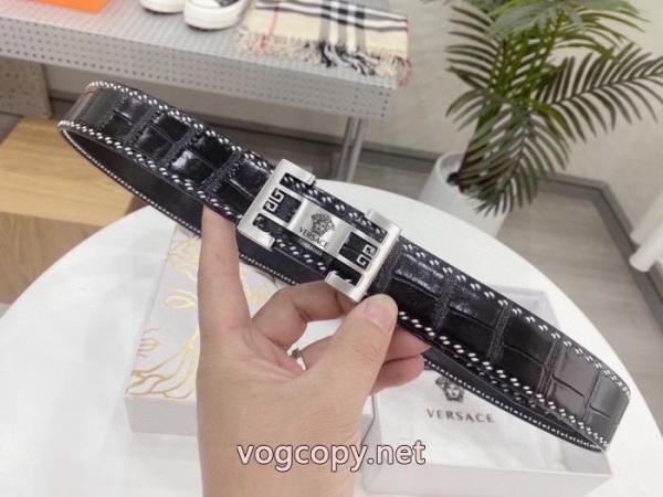 ヴェルサーチ偽物 通販ベルト上品スタイル 輝く高級感満点 新作デザイン新色 4
