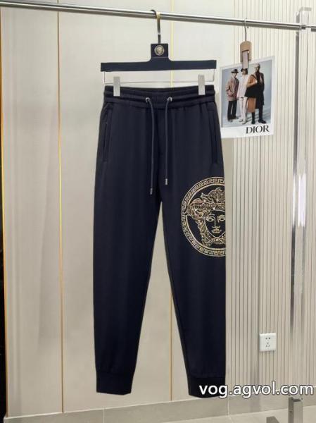 ラグジュアリーブランド 高級感UP 個性的なデザイン スラックス偽 ブランドVERSACE 0 