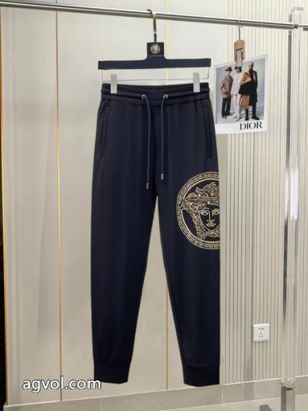 ラグジュアリーブランド 高級感UP 個性的なデザイン スラックス偽 ブランドVERSACE 5 
