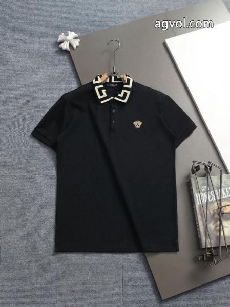 VERSACEコピー 品 ブランド肌触りの良いサラりと お手頃価格 着心地の良い半袖PoloTシャツ 1
