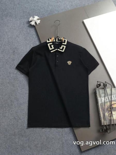 VERSACEコピー 品 ブランド肌触りの良いサラりと お手頃価格 着心地の良い半袖PoloTシャツ 0