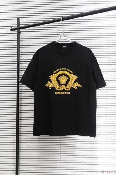 スペシャルプライス 2026年大人気な 機能性が高い半袖TシャツVERSACE偽 ブランド 0