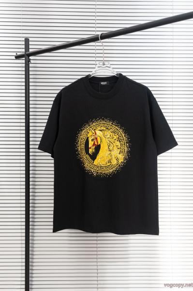 VERSACE即発送可能 目玉商品セール プレゼントにもピッタリスーパー コピー 安心 サイト半袖Tシャツ 0