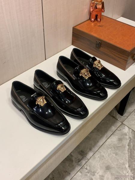限定生産品 優れた品質 HOTお得ビジネスシューズヴェルサーチブランド フェイク.. 0 