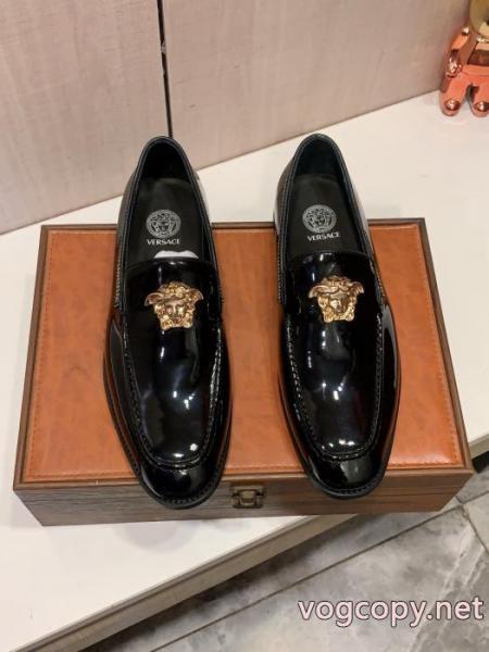 限定生産品 優れた品質 HOTお得ビジネスシューズヴェルサーチブランド フェイク.. 6 