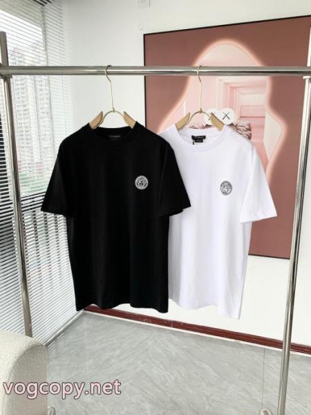VERSACE半袖Tシャツブランド コピー 優良店きれいめ上品に 雑誌掲載 トレンド商品 5 