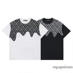 新作登場 着心地のいい 年末年始セールお早めに!!半袖Tシャツ偽 ブランド 販売LOUIS VUITTON