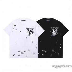ブランド 品 コピーLOUIS VUITTON人気新作登場 完売品！ 品質保証お買い得半袖Tシャツ